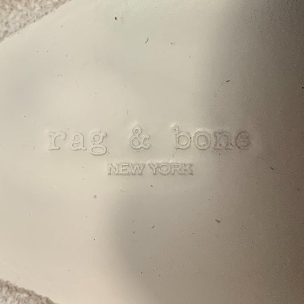Rag & Bone RB Army Classic Low Top Cemento Suede Sneakers Shoes Size 39.5 - Picture 4 of 13